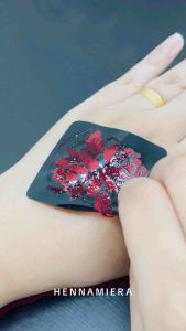 Sticker Henna for kids for both hands Sticker Inai Kanak-kanak sticker inai tekap