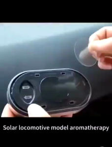 parfum pajangan dashboard mobil motif motor balap tenaga surya