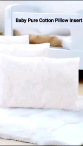 Baby Pillow Insert filing with Pure Cotton / Insert case with Invisible Zip