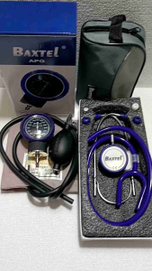 Baxtel APG Aneroid Sphygmomanometer  Purple Ring With Purple Stethoscope Deluxe