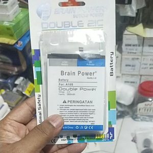Baterai DOUBLE POWER Samsung Galaxy A10S/A20S Batre Doble Power Brain Power