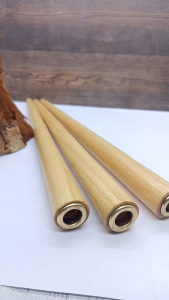 Pipa Once Padutan Kayu Kemuning Gading Model Lancip 20cm A109