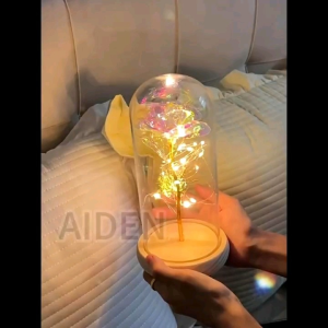 Lampu LED Mawar Mawar airtificial Lampu Kamar Tidur aesthetic Lampu Hias Kamar Tidur Akrilik Lampu Hiasan Pajangan Kamar Tidur