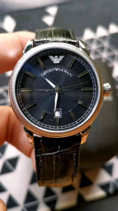 Đồng Hồ Si Nhật Nam 💫 EMPORIO-ARMANI - QUARTZ - AR-0539💫 Size 42.8 mm 🍀 Chống Nước 50 Mét 💞 N.41