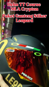 HELM MLA CRYPTON PAKET GANTENG LEOPARD