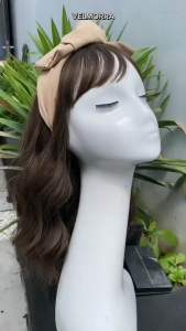 Bando korea Headband Libon tie Lebar Elastis Pita by Velmorra