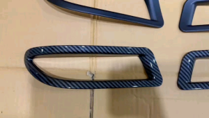 Cover Reflektor Belakang Avanza Xenia Veloz 2012 2024 2025 Hitam Chrome Carbon