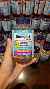 Dầu cá Omega-3 Triple Strength 900mg cung cấp 600mg EPA và 300mg DHA