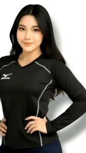 BAJU ATASAN OLAHRAGA LENGAN PANJANG WANITA | KAOS SENAM FITNESS JOGING SPORT INDOOR OUTDOOR DLL