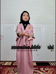 ZASMINEKIDS Baju Gamis Anak Perempuan Raya Kids 2 - 12 Tahun