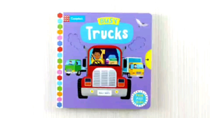 Campbell Busy Trucks Push Pull Slide Board Book