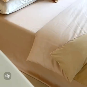 Hello Bobo Satin Jacquard 100% Cotton Quilt Cover Set 4in1 Queen King Fitted Sheet Solid Color Modern Bedding Set Cadar Sarung Selimut