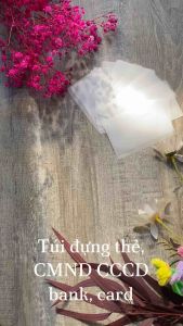 [Set 5 cái] Vỏ Bọc Thẻ Căn Cước CMND CCCD Thẻ ATM Thẻ Sinh Viên Thẻ Nhân Viên Đa Năng