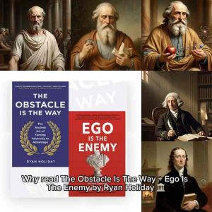 2+1 FREE BUNDLE SALE: THE OBSTACLE IS THE WAY + EGO IS THE ENEMY by RYAN HOLIDAY + FREE Letters from stoic by SENECA (PAPERBACK)