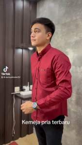 KEMEJA PANJANG PRIA AZWR/KEMEJA PANJANG POLOS PRIA TERLARIS