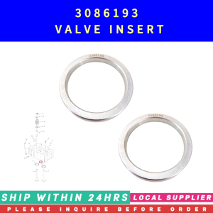 EXHAUST VALVE INSERT 3086193 [LOCAL SUPPLIER WARRANTY READY TO SHIP WITHIN 24HRS.] for Diesel Engine Generator ENGINE MODEL KTA19 KTA38 KTA50 QSK19 QSK50