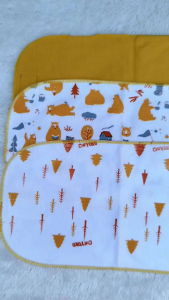 3 Pcs Gurita Perekat Instant Bayi 0-3 Bulan Warna Mustard Chiyoko