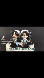 Mô hình Attack On Titan - AOT - Đại chiến Titan - Eren Yeager & Levi Ackerman - Cao 10cm - Attack On Titan - Bán lẻ