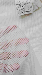 60" Japan Import Mesh Fabric Net White Net Mesh (Non Stretchable)