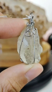 Natural High Grade Libyan Desert Golden Tektite Pendant LIBY04