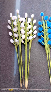 gypsophila fillers made of fuzzy wire perfect for making your bouquets more elegant and beautiful. Per piece only.