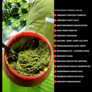 Kapsul moringa daun kelor 100 % asli Handmade Pejuang Kota Herbs