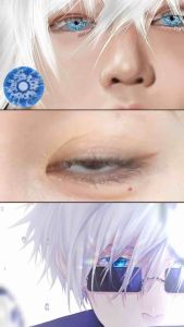 JUJUTSU KAISEN GOJO SATORU DECIM EYE BLUE COSPLAY COLOR CONTACT LENS