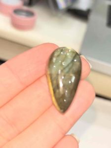 3215H2- ĐÁ HẮC NGUYỆT QUANG THẠCH KHÔNG XỬ LÝ 32.15 Carat