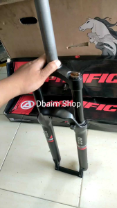 Fork Sepeda MTB Pacific Xrace Travel 330 Oversize Coil Lock System Stantion Garpu Sepeda Gunung