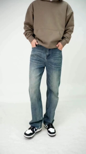 Baggy Loose Jeans Vintage - Celana Denim Reguler Oversize Vintage