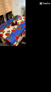 Christmas Design Washable Table Cloth 4/6/8 Seater Rectangular