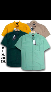KEMEJA POLOS PRIA DEWASA LENGAN PENDEK BOYI TOPMAN CASUAL FORMAL BISA PILIH WARNA DAN BISA PILIH UKURAN (M.L.XL.XXL.XXXL)