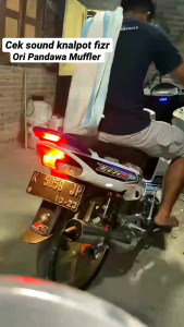 Knalpot Standar Racing Fizr Force1 F1zr F1 Model Chrom & Knalpot Pandawa