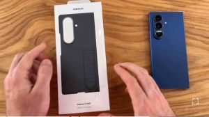 Chính hãng nguyên seal-Ốp Silicone Case + 2 dán màn hình cho điện thoại Samsung Galaxy Z Fold7