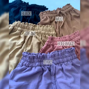 CELANA KULOT CRINKLE HIGHWAIST TALI SERUT JUMBO MUAT BB 40-85KG