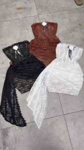 Đầm ren ống cúp ngực đính hoa phối tà dài dáng ngắn ôm body chất vải ren 2 lớp phong cách  quyến rũ đi chơi đi tiệc