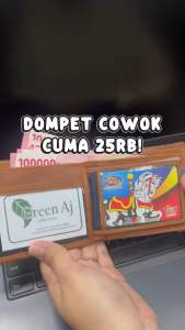 Dompet pria kulit sintetis augustine dompet lipat cowok