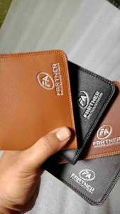 Dompet pria kulit lipat LHTER PU Standar FARTNER 001