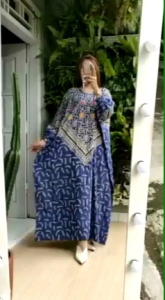 Kaftan cap colet kekinian super jumbo ld 180 muat bb 170kg super jumbo jaminan 100% real pick no luntur