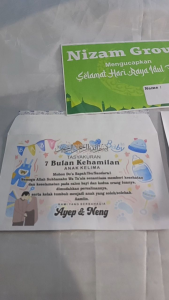 Amplop Costum Lebaran Costum Nama Dan Foto Sendiri Uk Kecil Isi 20  Amplop Lucu Unik Y&HYudhaGrafika
