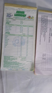 Min. 4 Buku Cetak Nota Custom 1/4 3 Ply Untuk Laundry Bengkel Perusahaan & Olshop Y&H Yudha Grafika