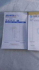 NOTA BENGKEL CUSTOM 2PLY ISI 25 SET (50 LEMBAR) UKURAN 10X16 NOTA CUSTOM DESAIN BEBAS Y&HYUDHAGRAFIKA