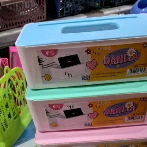 Tempat tisu/ kotak tisu plastik/tempat tisu DAHLIA