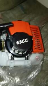 63cc 2 Stroke Engine 3HP Gasoline Engine Motor with Single-Cylinder Air-Cooled System 2.2kw 8500r/Min for grass cutter stand up and chinaped