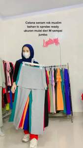 CELANA SENAM ROK HITAM / CELANA SENAM WANITA