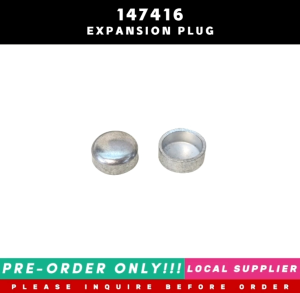 EXPANSION PLUG 147416 175830 206224 [4PCS/PACK] [MUST INQUIRE 1ST PRE-ORDER ONLY!!! LOCAL SUPPLIER WARRANTY] FOR CUMMINS ENGINES 4B3.9 ISB (Chrysler) ISB CM550 AND MORE