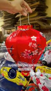 Đèn lồng vải lanh hội an phi 3d chuyên trang trí nhà hàng khách sạn(30cm)Zalo0905581530
