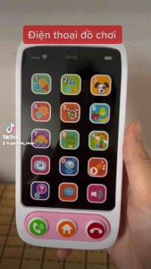Điện Thoại Đồ Chơi Đa Năng Nhiều Giai Điệu Khác Nhau Củng Cố Từ Vựng Tiếng Anh Chất Liệu Nhựa ABS An Toàn Cho Bé