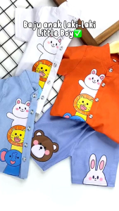 Setelan Baju Anak Laki-laki Little Boy 1-5 tahun Baju Anak Berkualitas