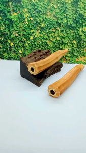 Sedotan once pipa kayu Cendana wangi blimbing segi delapan model S J67